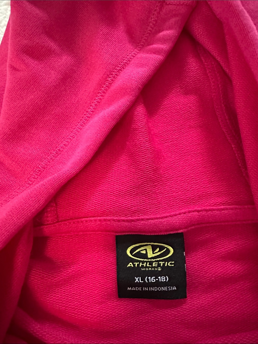 Athletic Works Bright Pink Hoodie
